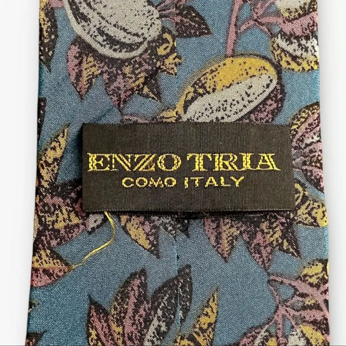 ENZO TRIA フルーツ柄 ボタニカル柄 イタリア製 ブランド ENZO TRIA フルーツ柄 ボタニカル柄 イタリア製 ブランド