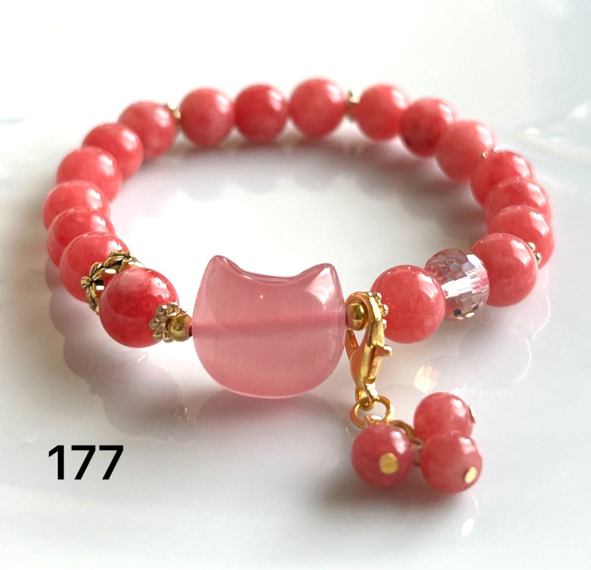 No 177 天然石ブレスレット パワーストーン ハンドメイド No 177 天然石ブレスレット パワーストーン ハンドメイド