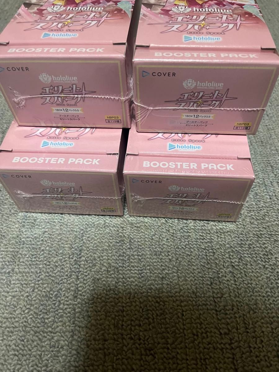 ホロライブ TCG エリートスパーク 4BOX シュリンク付き|Yahoo ホロライブ TCG エリートスパーク 4BOX シュリンク付き|Yahoo