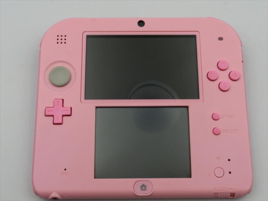 T【2u-84】【60サイズ】△ニンテンドー 2DS 本体 ピンク/任天堂 T【2u-84】【60サイズ】△ニンテンドー 2DS 本体 ピンク/任天堂