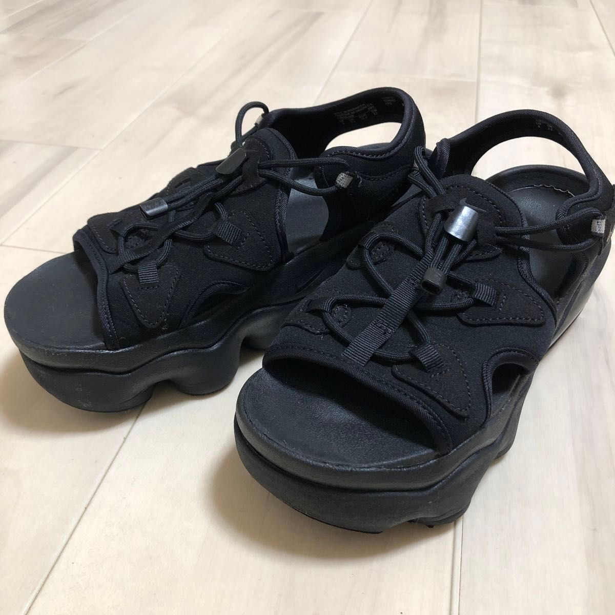 NIKE】ナイキ エアマックスココ ウィメンズサンダルブラック23cm NIKE】ナイキ エアマックスココ ウィメンズサンダルブラック23cm