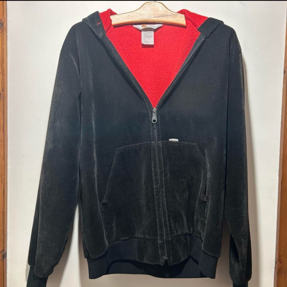 激レア】80s Carhartt カーハート USA製 ベロアジップパーカー 激レア】80s Carhartt カーハート USA製 ベロアジップパーカー
