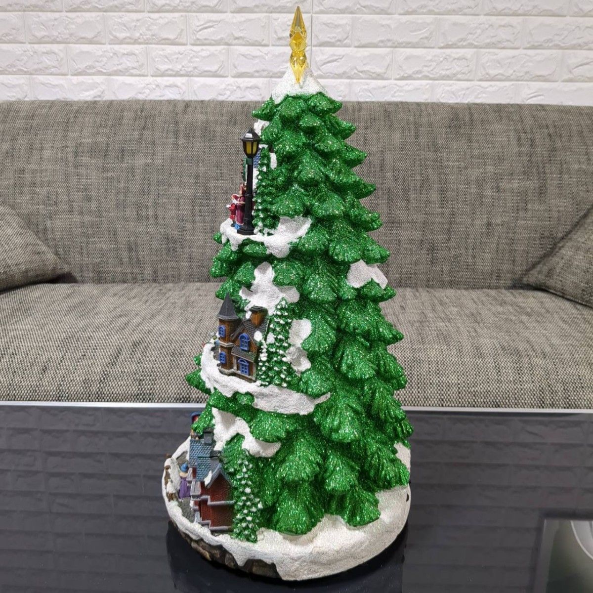 美品】コストコLEDアニメティット クリスマスツリー オルゴール 美品】コストコLEDアニメティット クリスマスツリー オルゴール