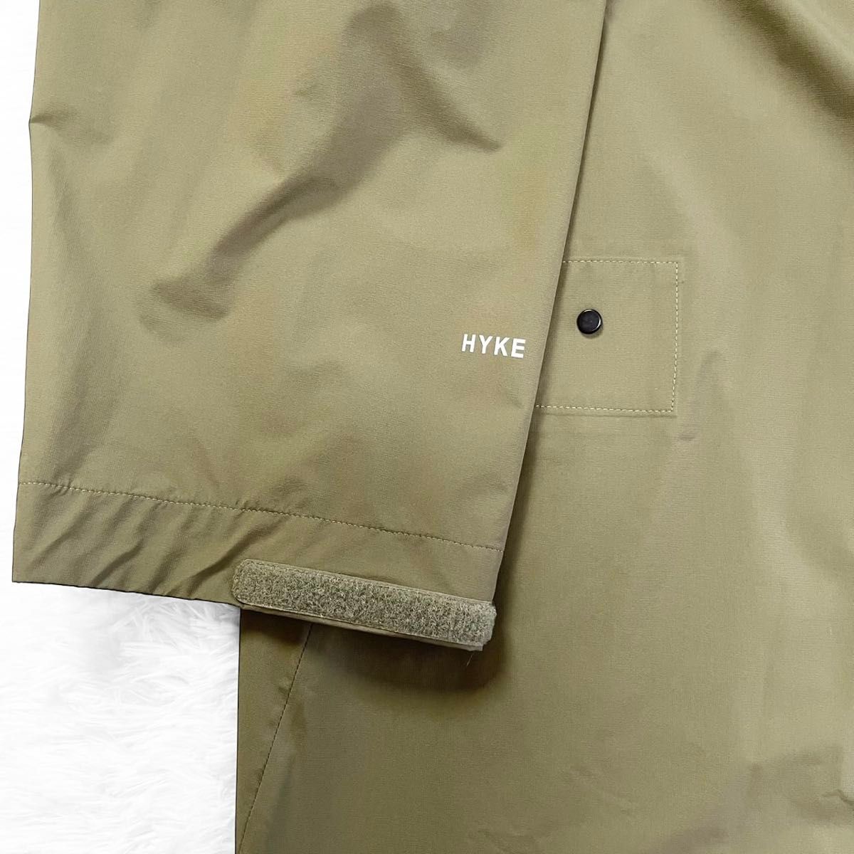 HYKE ハイク PERTEX MILITARY COAT 21SS サイズ4 オリーブ HYKE ハイク PERTEX MILITARY COAT 21SS サイズ4 オリーブ