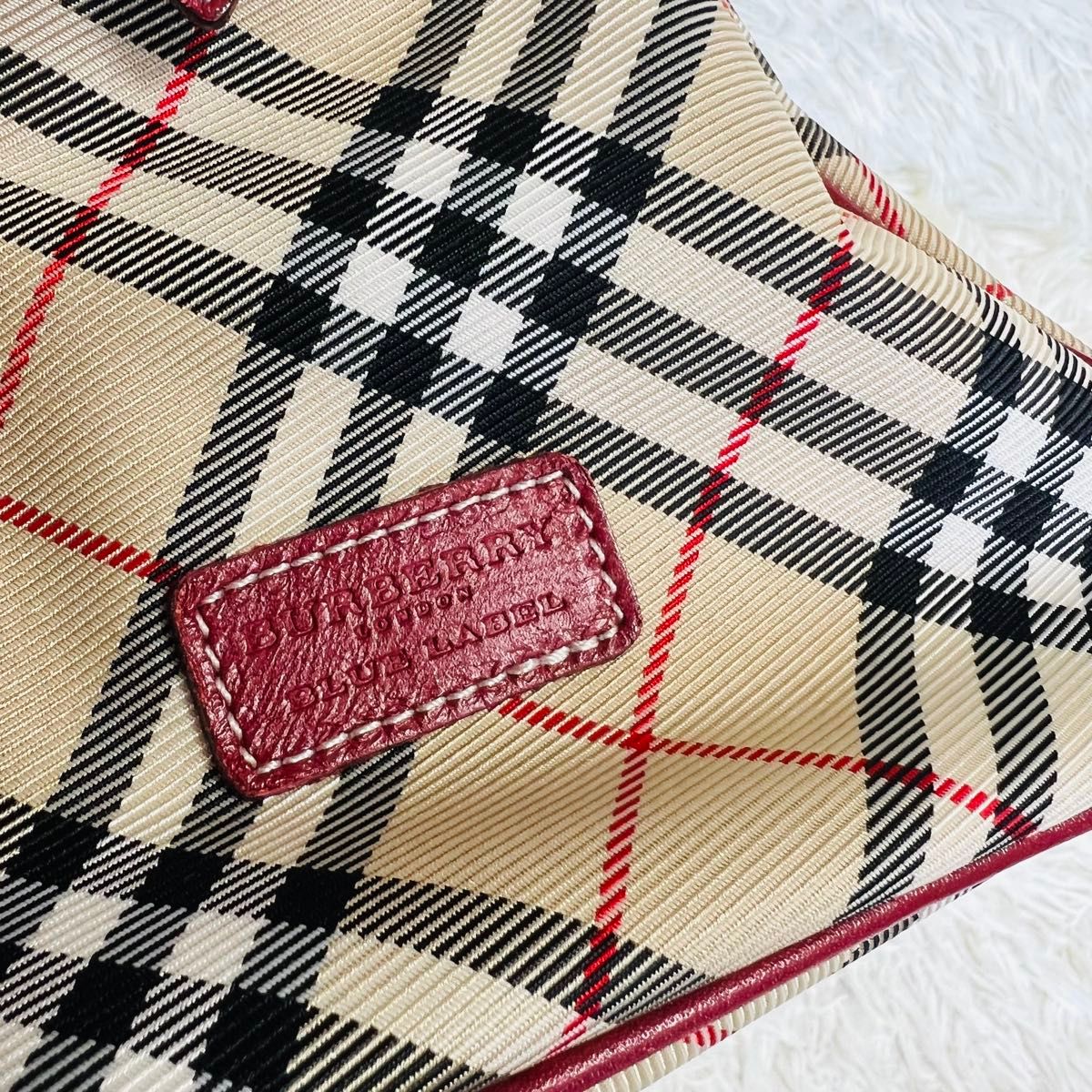 良品】BURBERRY BLUE LABEL バーバリー トートバッグ 良品】BURBERRY BLUE LABEL バーバリー トートバッグ