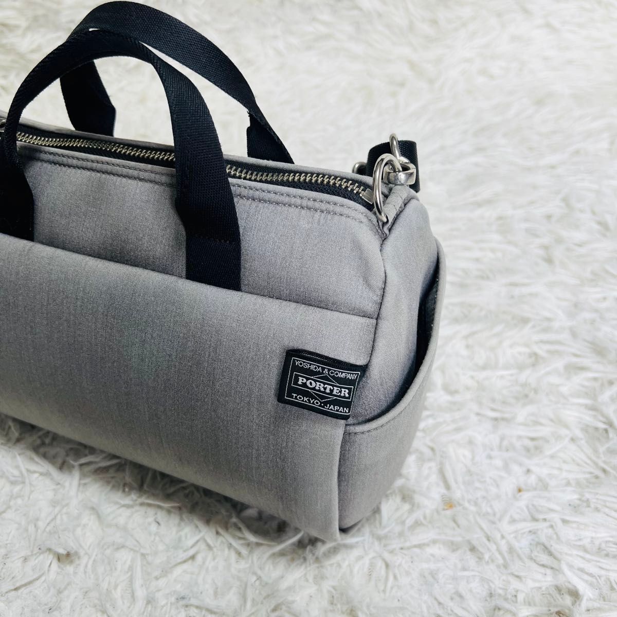 良品】PORTER GIRL ポーターガール ミニボストン ショルダー 良品】PORTER GIRL ポーターガール ミニボストン ショルダー