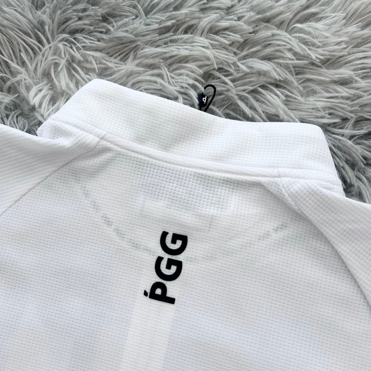 新品 PGG パーリーゲイツ ハーフジップ 半袖シャツ モックネック 新品 PGG パーリーゲイツ ハーフジップ 半袖シャツ モックネック