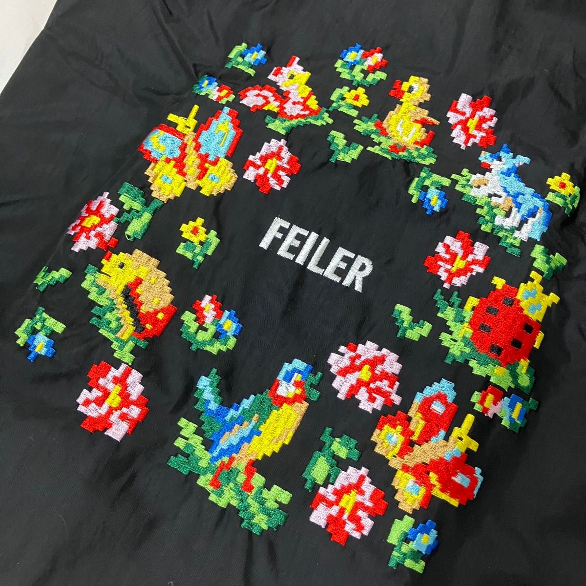 未使用 ボールアンドチェーン フェイラー エコバッグ 刺繍 未使用 ボールアンドチェーン フェイラー エコバッグ 刺繍
