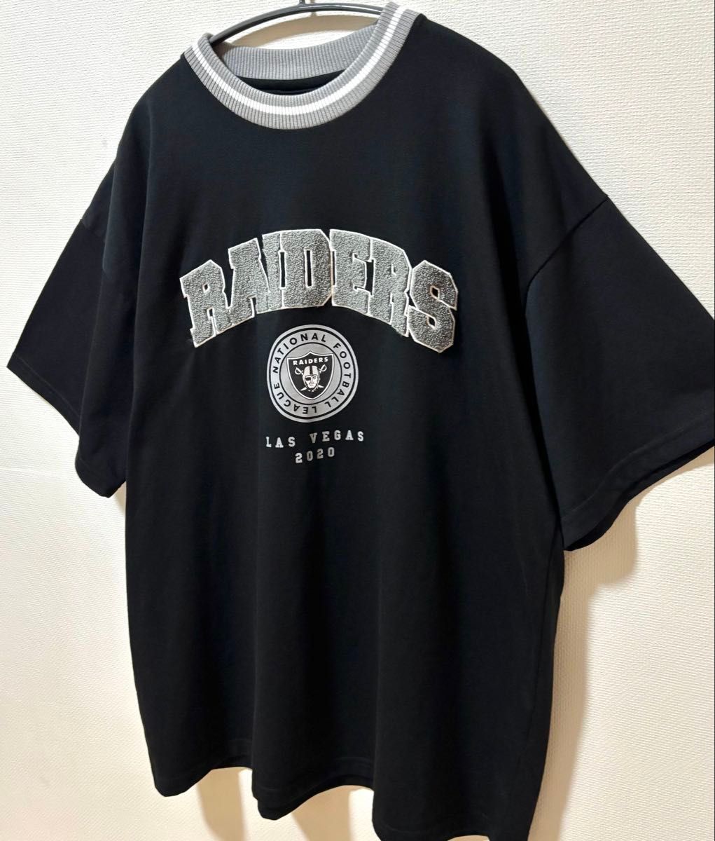 美品 NFL公式 RAIDERS レイダース 半袖Tシャツ オーバーサイズT 美品 NFL公式 RAIDERS レイダース 半袖Tシャツ オーバーサイズT