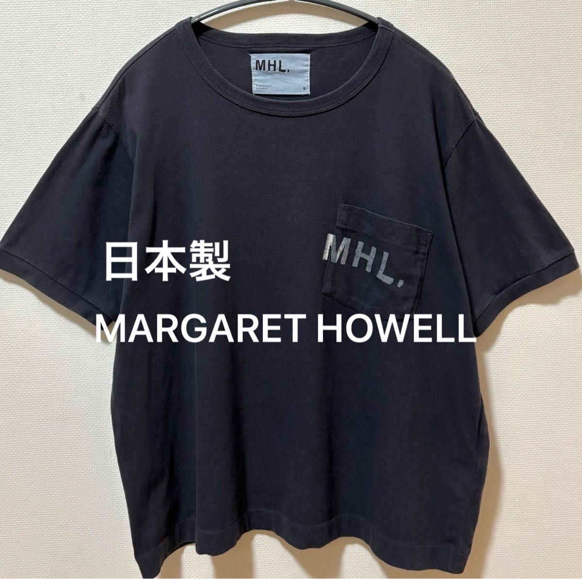 日本製 MHL MARGARET HOWELLマーガレットハウエル ポケットT 日本製 MHL MARGARET HOWELLマーガレットハウエル ポケットT