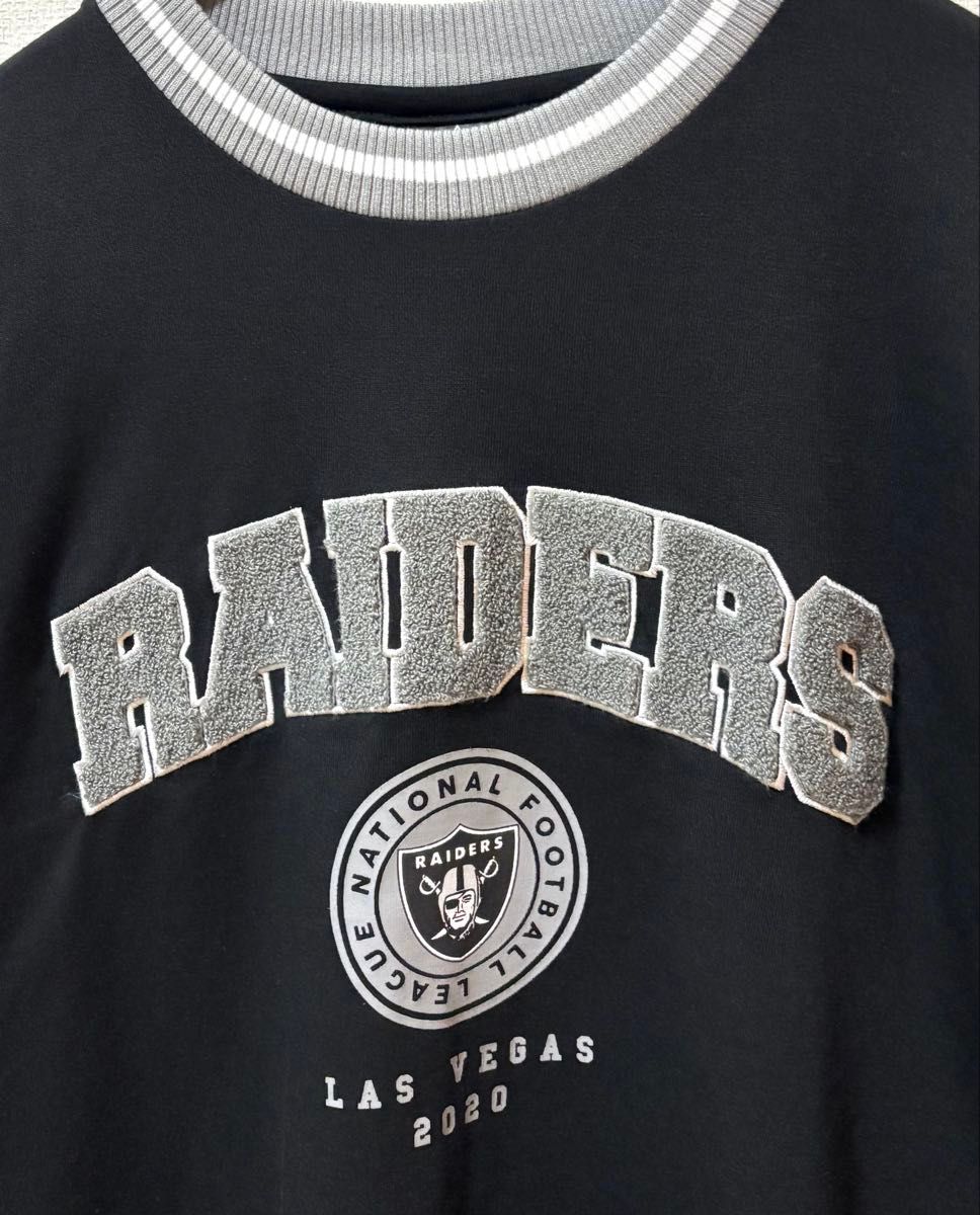 美品 NFL公式 RAIDERS レイダース 半袖Tシャツ オーバーサイズT 美品 NFL公式 RAIDERS レイダース 半袖Tシャツ オーバーサイズT