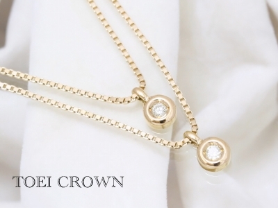 TOEI CROWN トーエークラウン K18 イエローゴールド ダイヤモンド タイチェーン(ダイヤモンド)｜売買されたオークション情報
