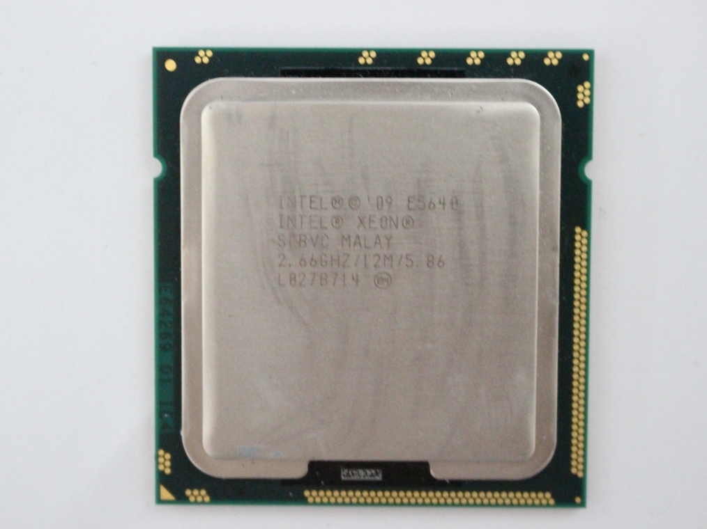 インテル Xeon プロセッサー E5640 12M キャッシュ 2.66 GHz 4コア SLBVC_画像1
