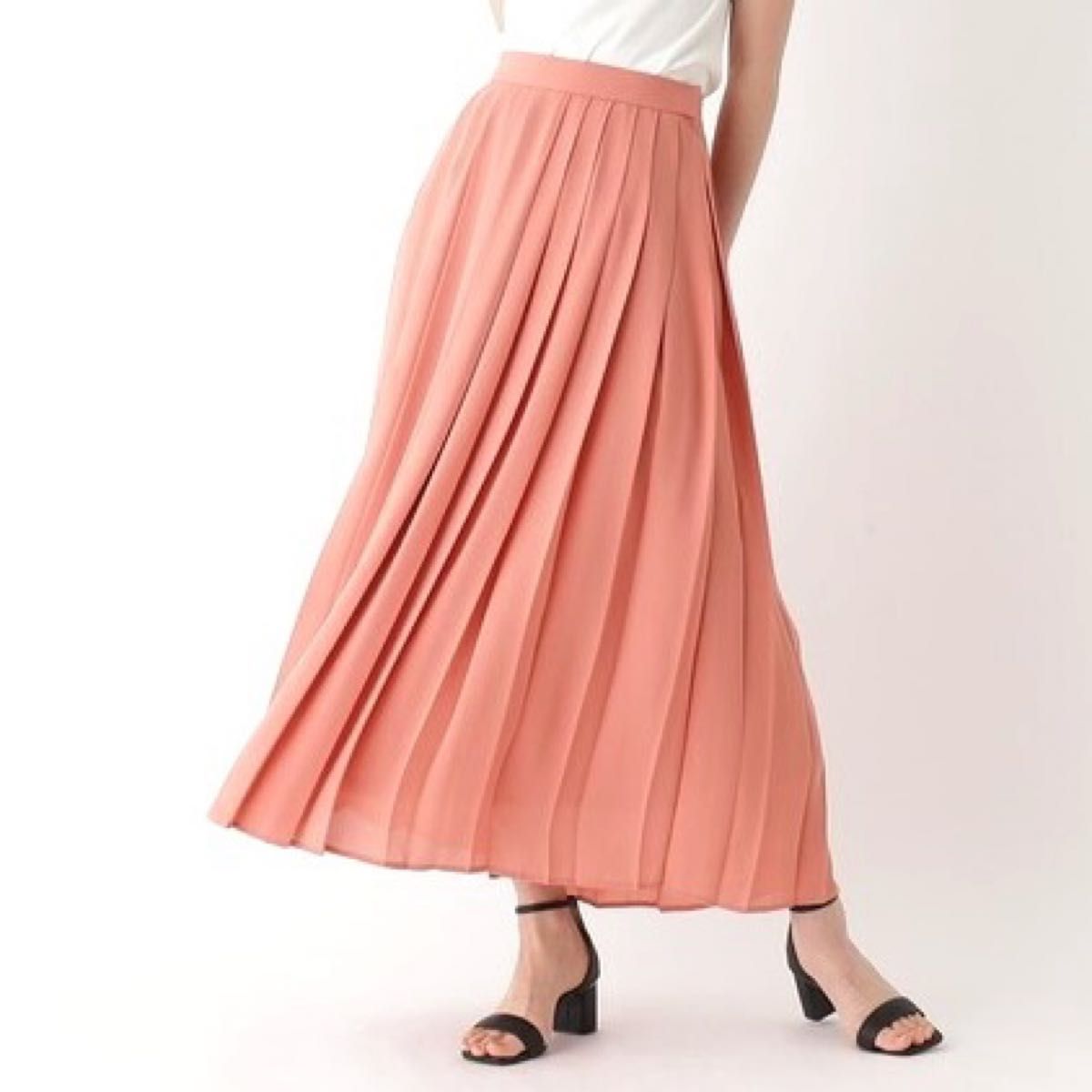 新品 OPAQUE CLIP 春夏 ヒダプリーツロングスカート M 大人 新品 OPAQUE CLIP 春夏 ヒダプリーツロングスカート M 大人