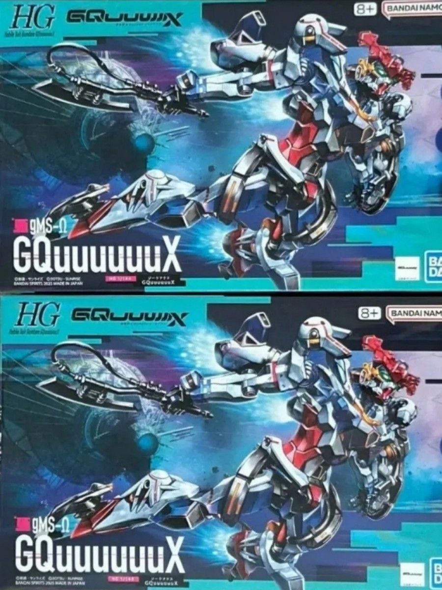 新品未組立2個セット HG 1/144 GQuuuuuuX(ジークアクス) 機動 新品未組立2個セット HG 1/144 GQuuuuuuX(ジークアクス) 機動