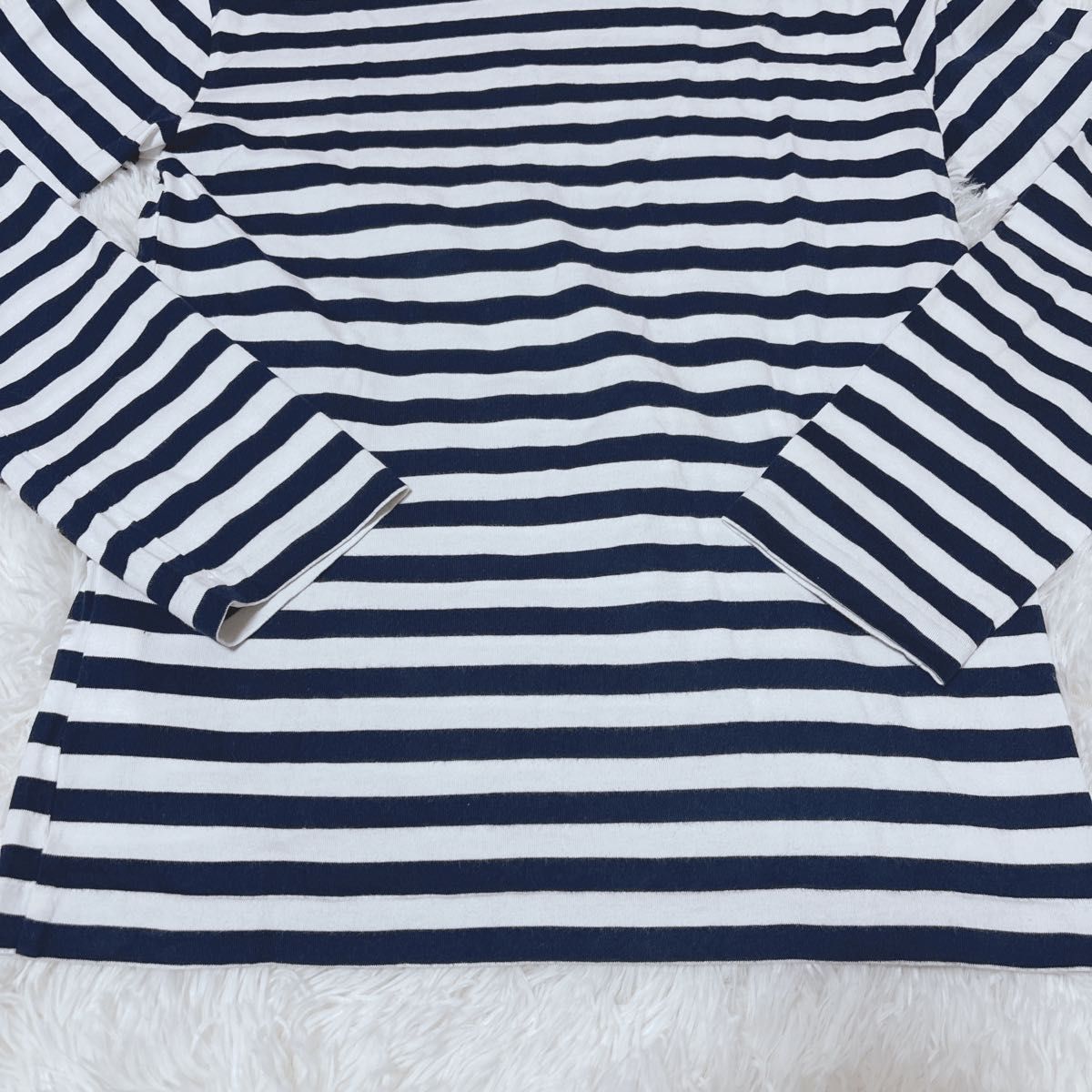 COMME des GARCONS 長袖 ボーダー ロゴ ロンT カットソー 長袖T COMME des GARCONS 長袖 ボーダー ロゴ ロンT カットソー 長袖T