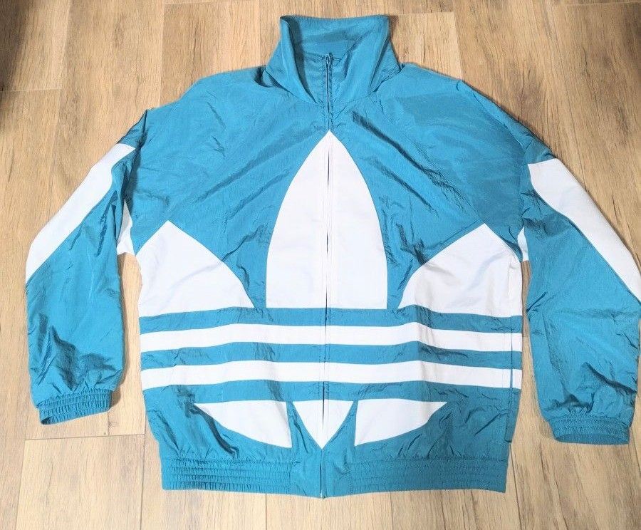 希少2XL】adidas アディダス ナイロンジャケット ビッグ 希少2XL】adidas アディダス ナイロンジャケット ビッグ