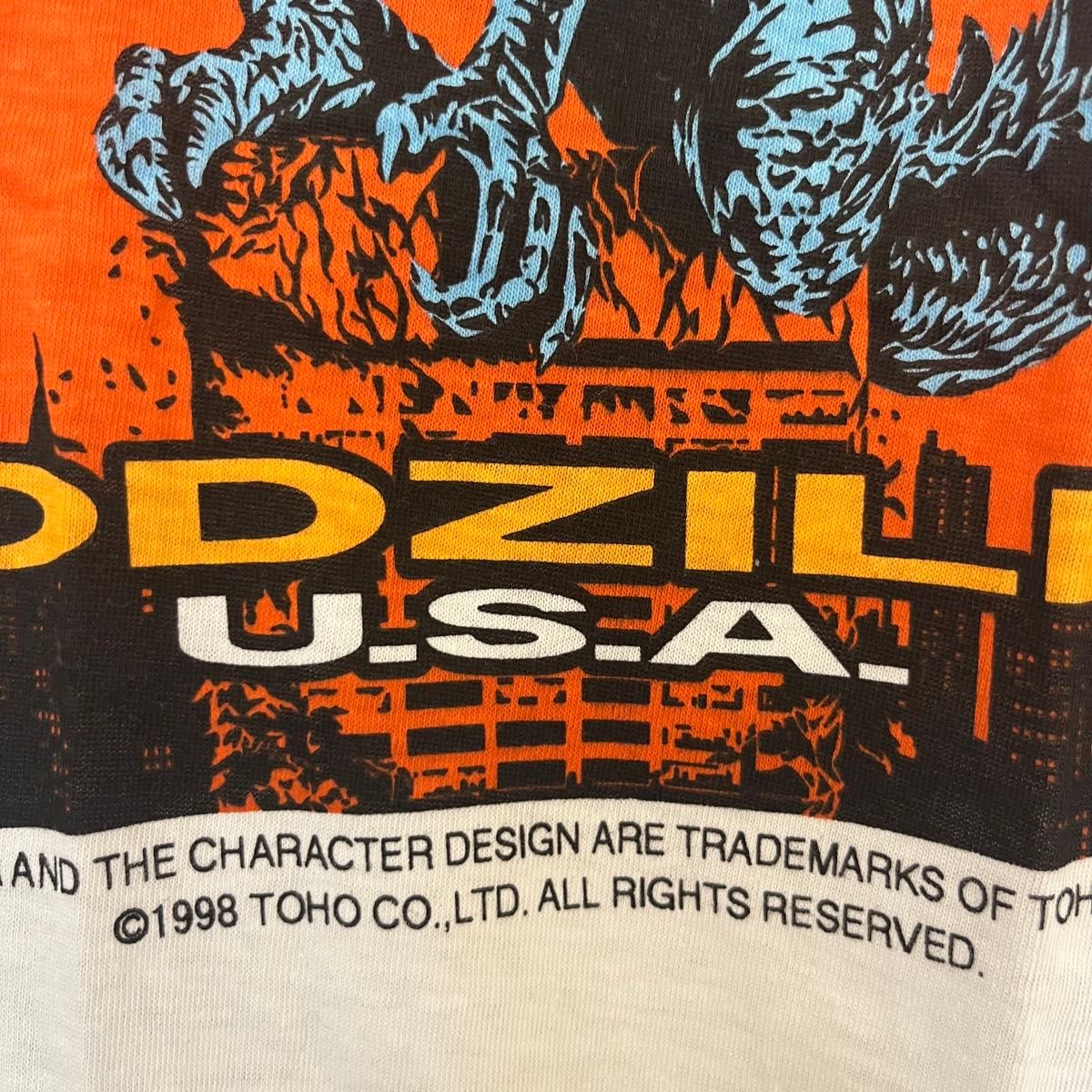 90s ゴジラ USA Tシャツ L GODZILLA デッドストック 90s ゴジラ USA Tシャツ L GODZILLA デッドストック