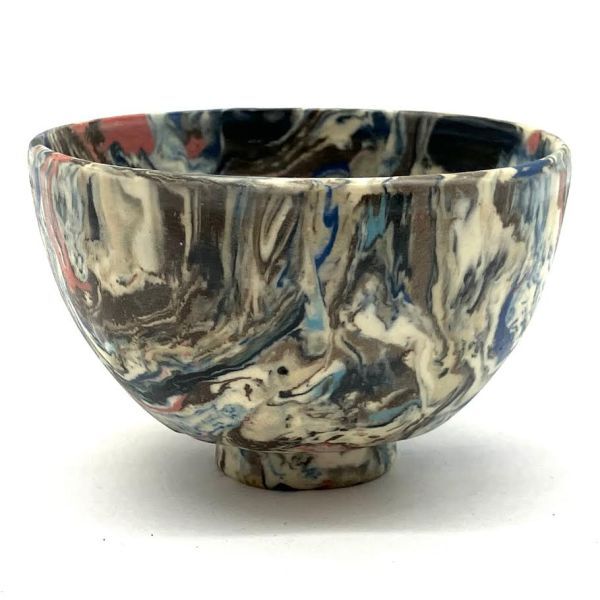 仙103【良品】松井康成 練上酒呑 練上手 人間国宝 酒器 ぐい呑 仙103【良品】松井康成 練上酒呑 練上手 人間国宝 酒器 ぐい呑