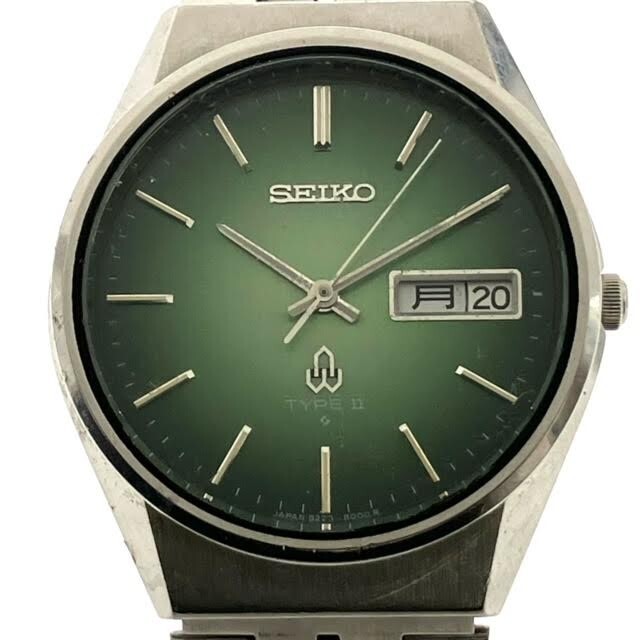 仙14 SEIKO TYPE Ⅱ 8223-8000 腕時計 クォーツ デイデイト 仙14 SEIKO TYPE Ⅱ 8223-8000 腕時計 クォーツ デイデイト