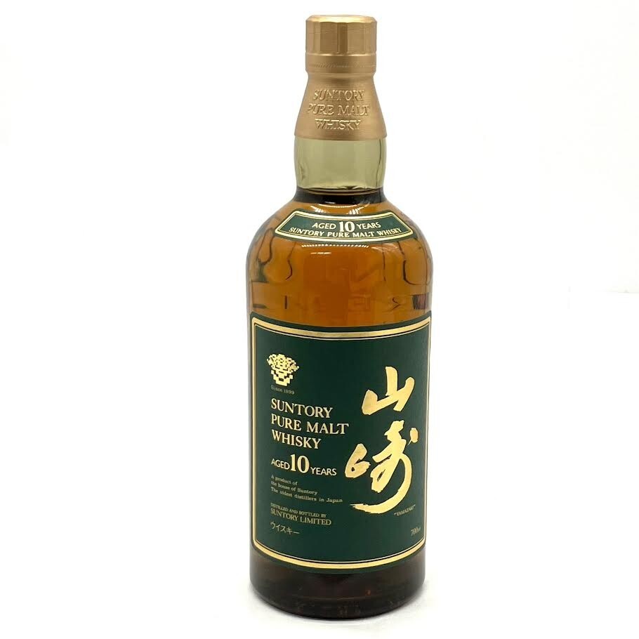 仙75【未開栓】サントリー 山崎 10年 グリーンラベル ピュア 仙75【未開栓】サントリー 山崎 10年 グリーンラベル ピュア
