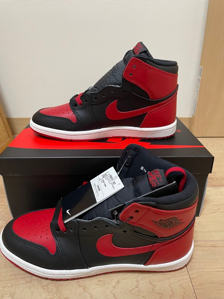 NIKE エアジョーダン AJ1 ブレッド bred ハイ high ナイキ NIKE エアジョーダン AJ1 ブレッド bred ハイ high ナイキ