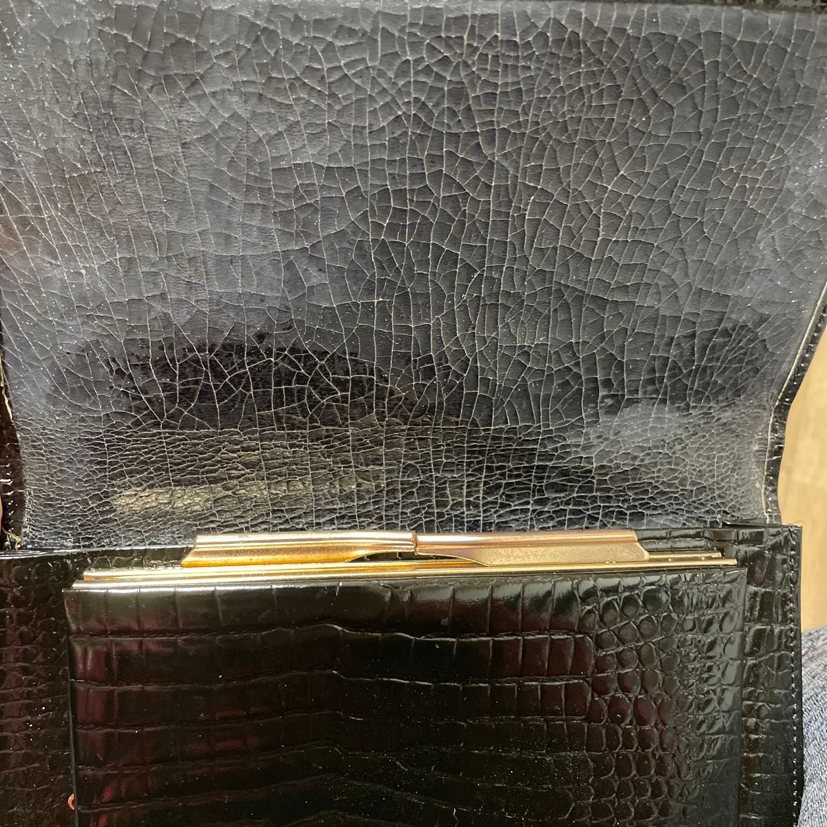長財布 クロコダイル調 ブラック ゴールド金具|Yahoo!フリマ 長財布 クロコダイル調 ブラック ゴールド金具|Yahoo!フリマ