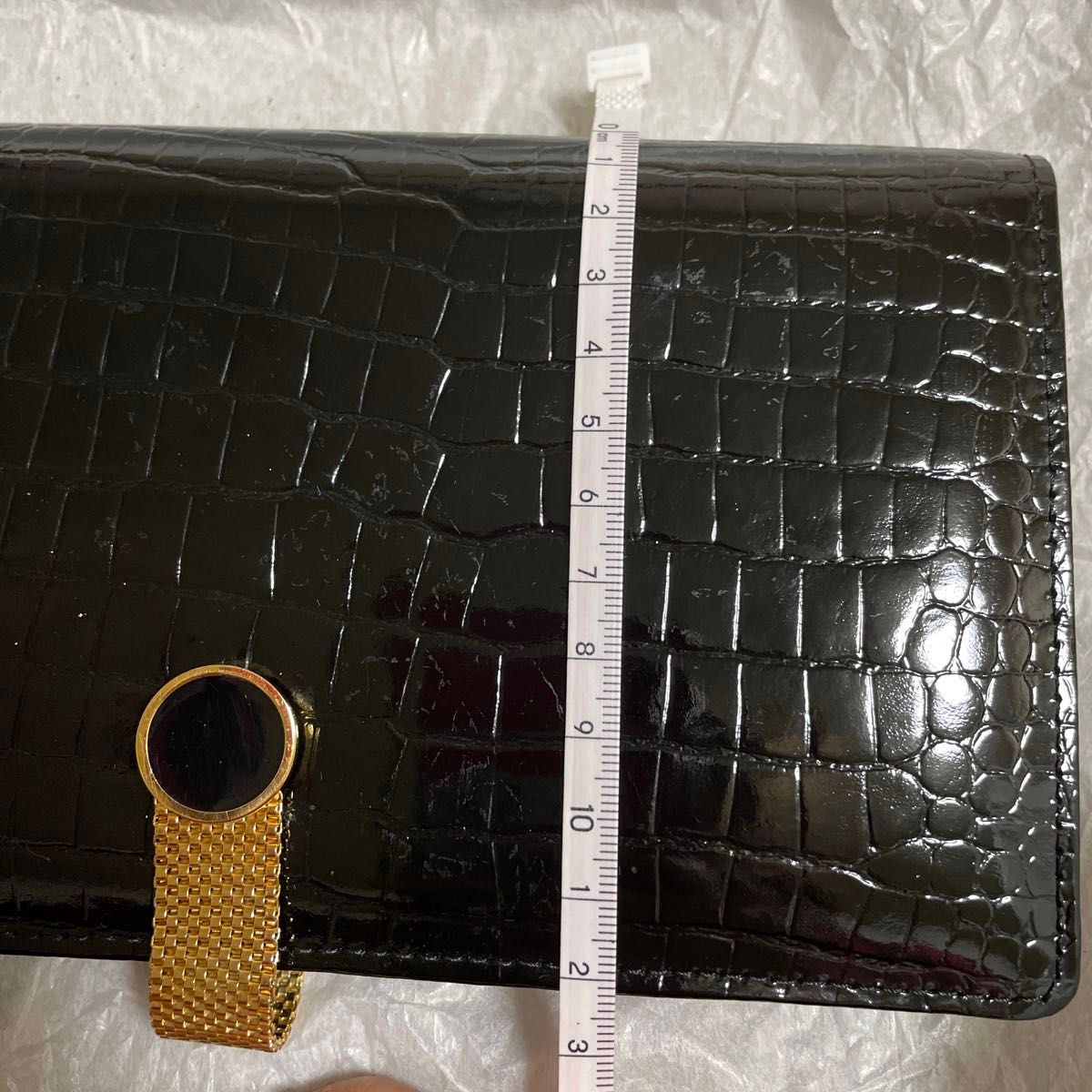 長財布 クロコダイル調 ブラック ゴールド金具|Yahoo!フリマ 長財布 クロコダイル調 ブラック ゴールド金具|Yahoo!フリマ