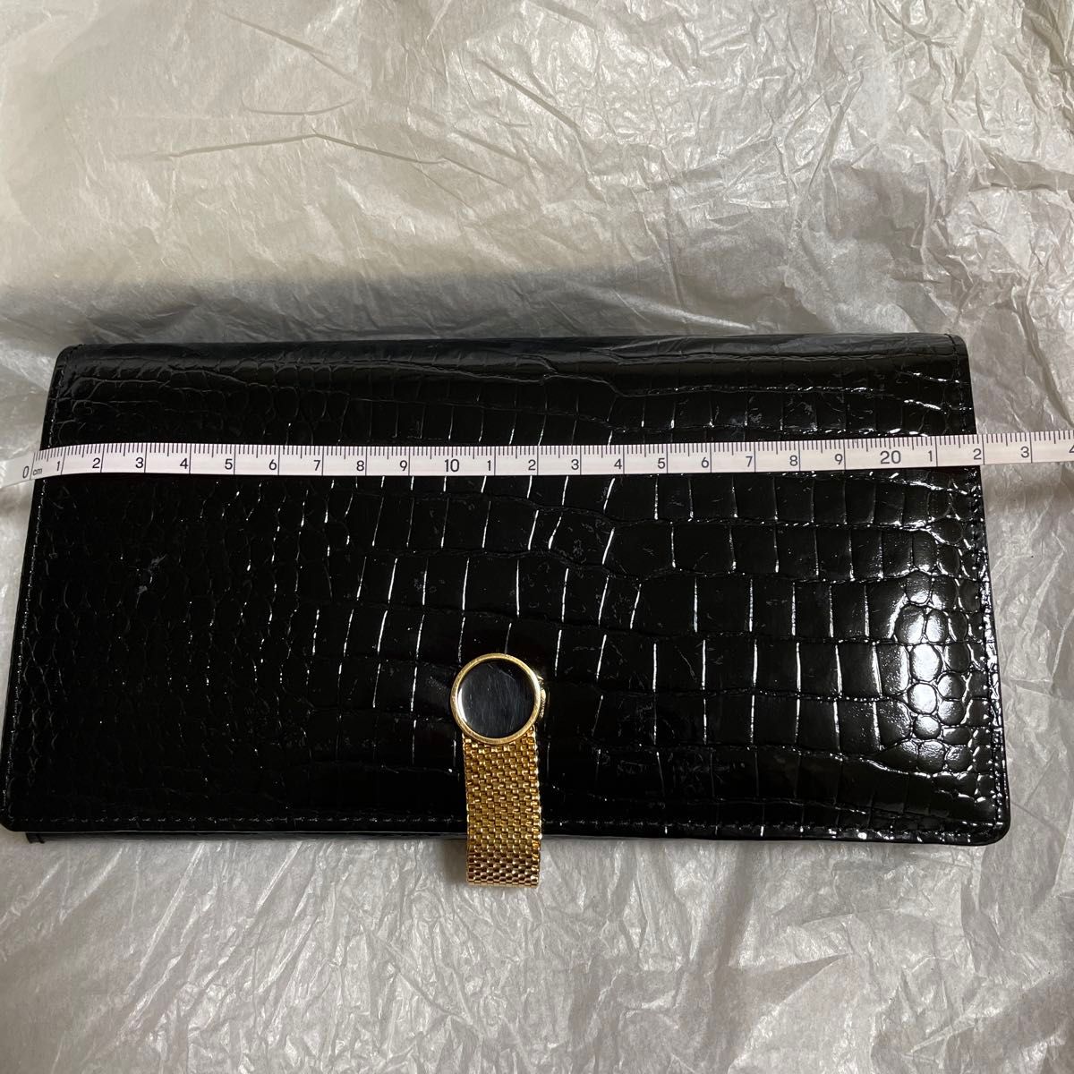 長財布 クロコダイル調 ブラック ゴールド金具|Yahoo!フリマ 長財布 クロコダイル調 ブラック ゴールド金具|Yahoo!フリマ