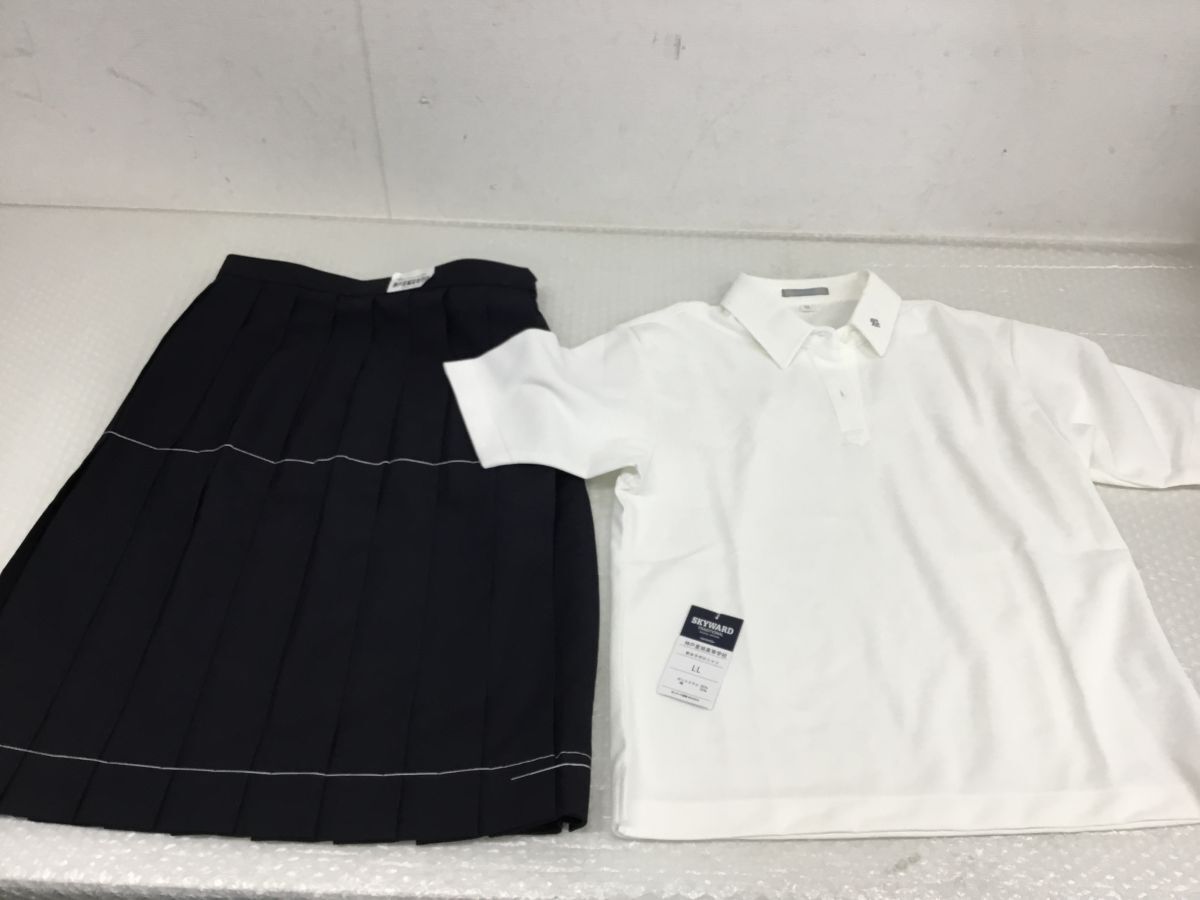 D509-60-M 兵庫 神戸星城高等学校 高校制服 ブレザー用シャツ D509-60-M 兵庫 神戸星城高等学校 高校制服 ブレザー用シャツ