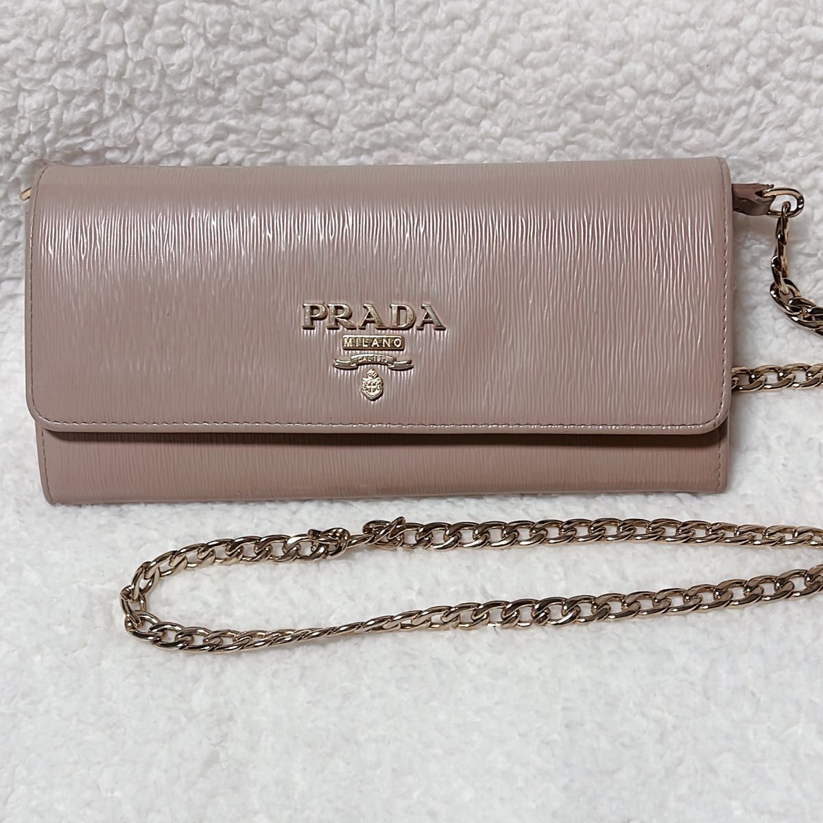 PRADA プラダ チェーンウォレット ショルダーバッグ チェーン PRADA プラダ チェーンウォレット ショルダーバッグ チェーン