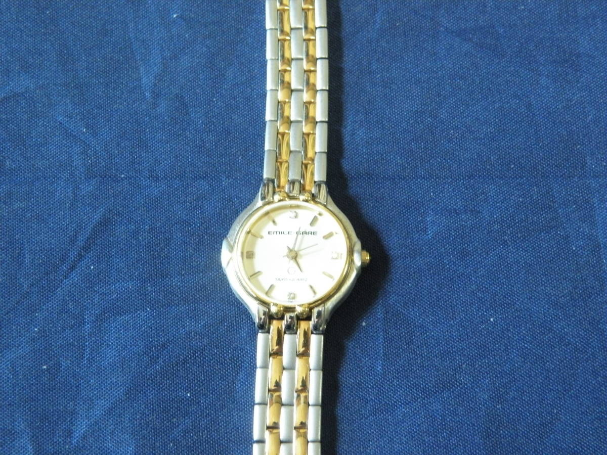 ★★EMILE-GARE EG9102 時計　スイス製　 レディース腕時計　電池交換済　A2　★大幅値下げしました。_画像3