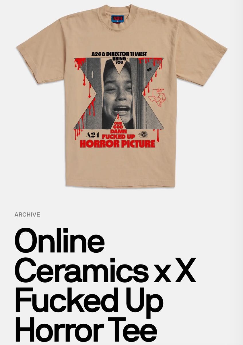online ceramics × A24 Tシャツ|Yahoo!フリマ(旧PayPayフリマ) online ceramics × A24 Tシャツ|Yahoo!フリマ(旧PayPayフリマ)
