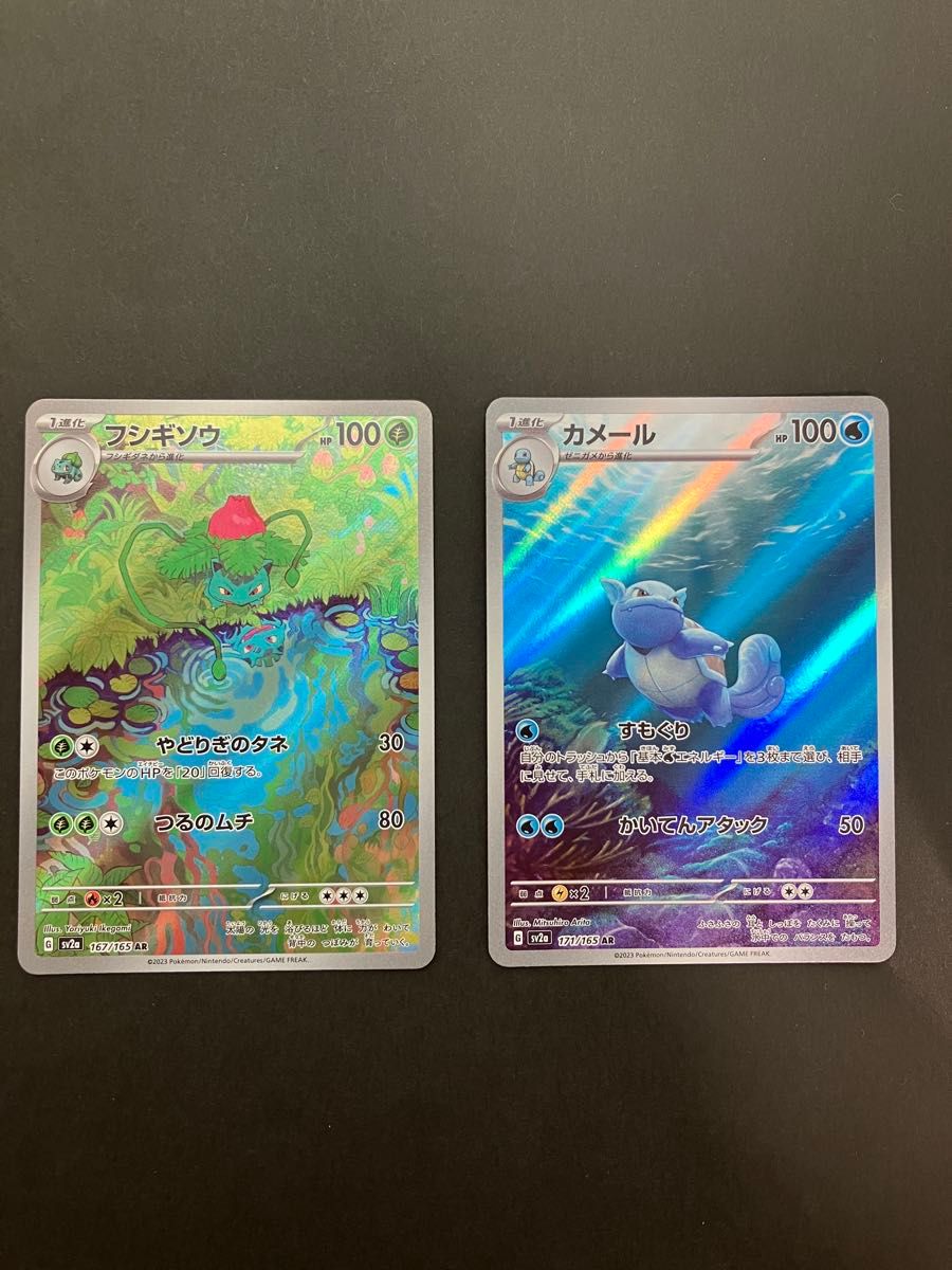 フシギソウ カメール ARセット 167/165 171/165 ポケモンカード フシギソウ カメール ARセット 167/165 171/165 ポケモンカード
