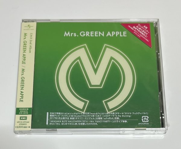 Mrs GREEN APPLE 2nd Album 初回限定盤 CD+DVD アルバム ミセス Mrs GREEN APPLE 2nd Album 初回限定盤 CD+DVD アルバム ミセス