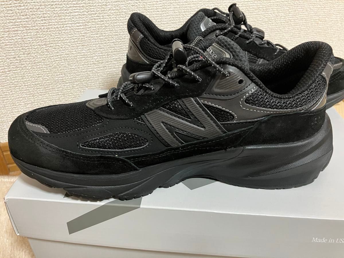 ほぼ新品同様】New Balance 990 v6 BB6 トリプルブラック 25cm ほぼ新品同様】New Balance 990 v6 BB6 トリプルブラック 25cm