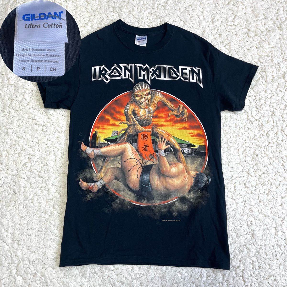 IRON MAIDENアイアンメイデン16年日本公演限定相撲エディTシャツ IRON MAIDENアイアンメイデン16年日本公演限定相撲エディTシャツ