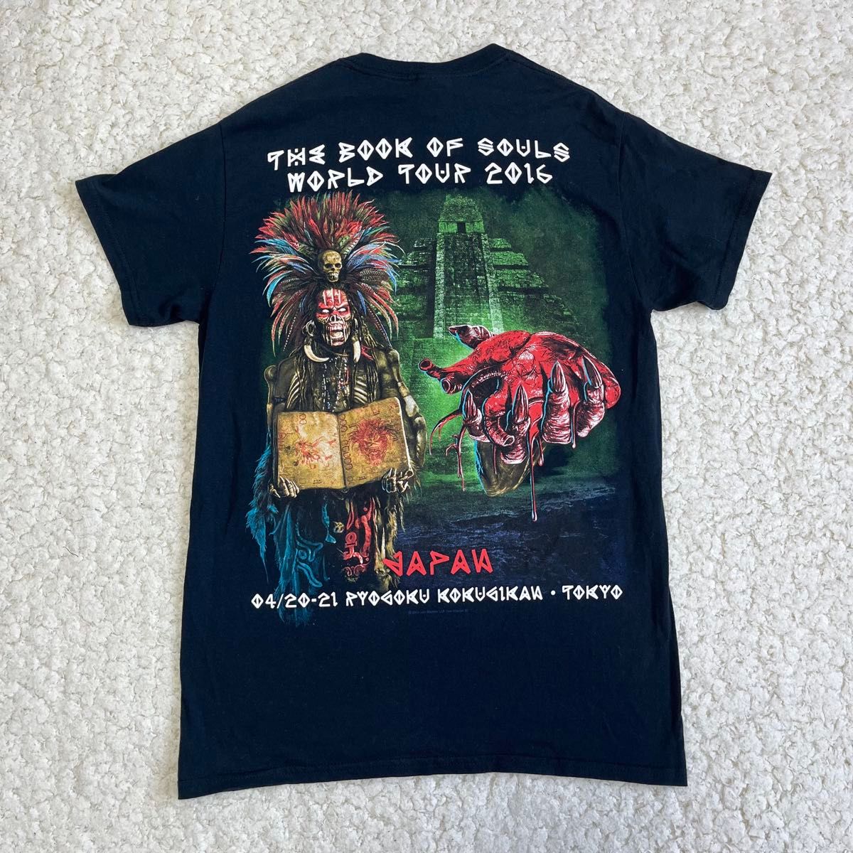 IRON MAIDENアイアンメイデン16年日本公演限定相撲エディTシャツ IRON MAIDENアイアンメイデン16年日本公演限定相撲エディTシャツ