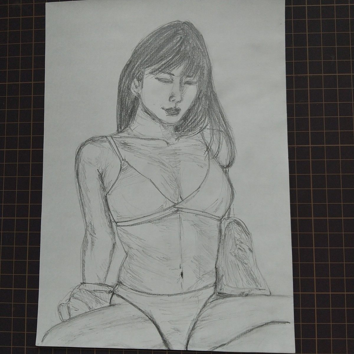 鉛筆画 美人画 人物画 ドローイング|Yahoo!フリマ(旧PayPay 鉛筆画 美人画 人物画 ドローイング|Yahoo!フリマ(旧PayPay