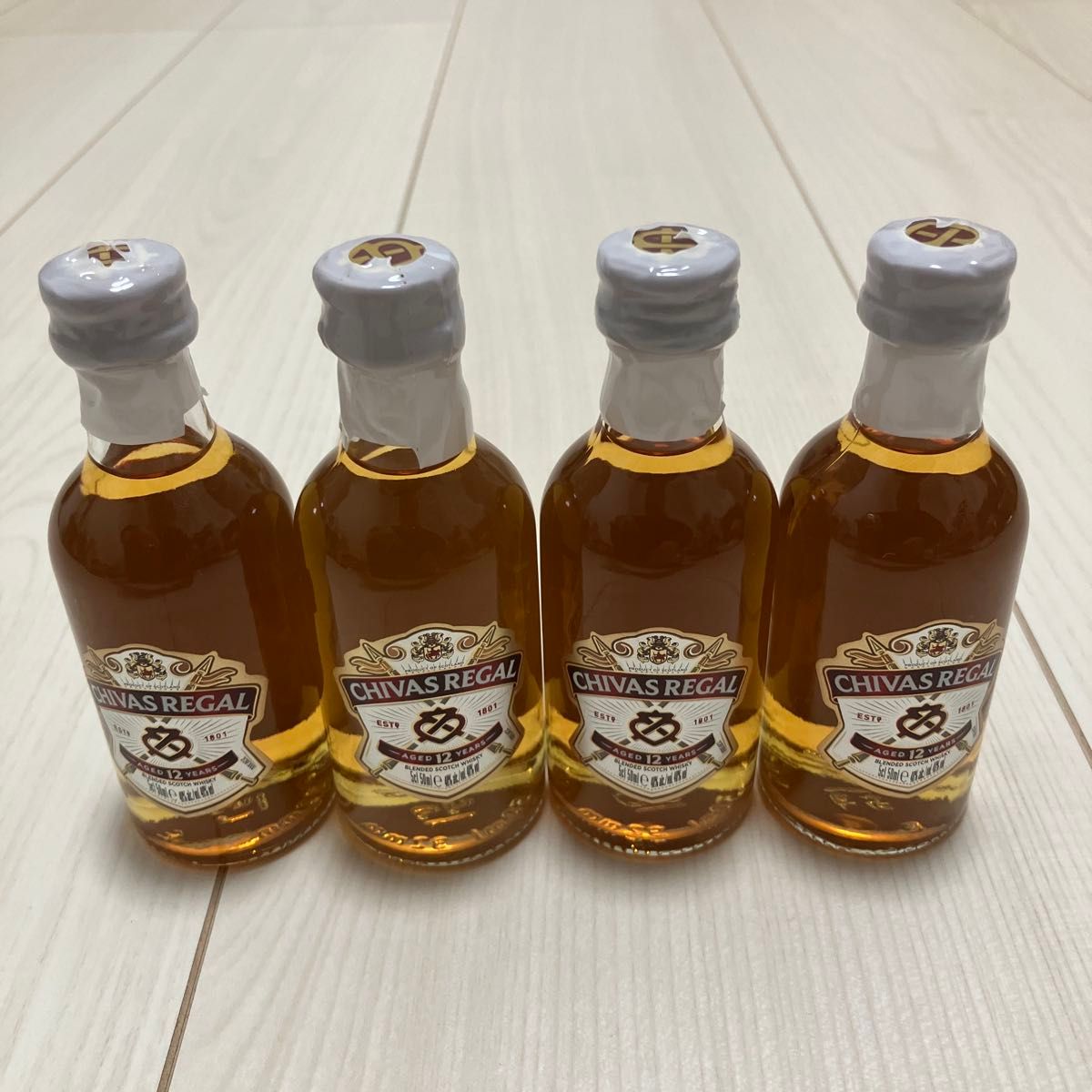 CHIVAS REGAL 12年 ブレンデッドスコッチウイスキー 50ml 4本 CHIVAS REGAL 12年 ブレンデッドスコッチウイスキー 50ml 4本
