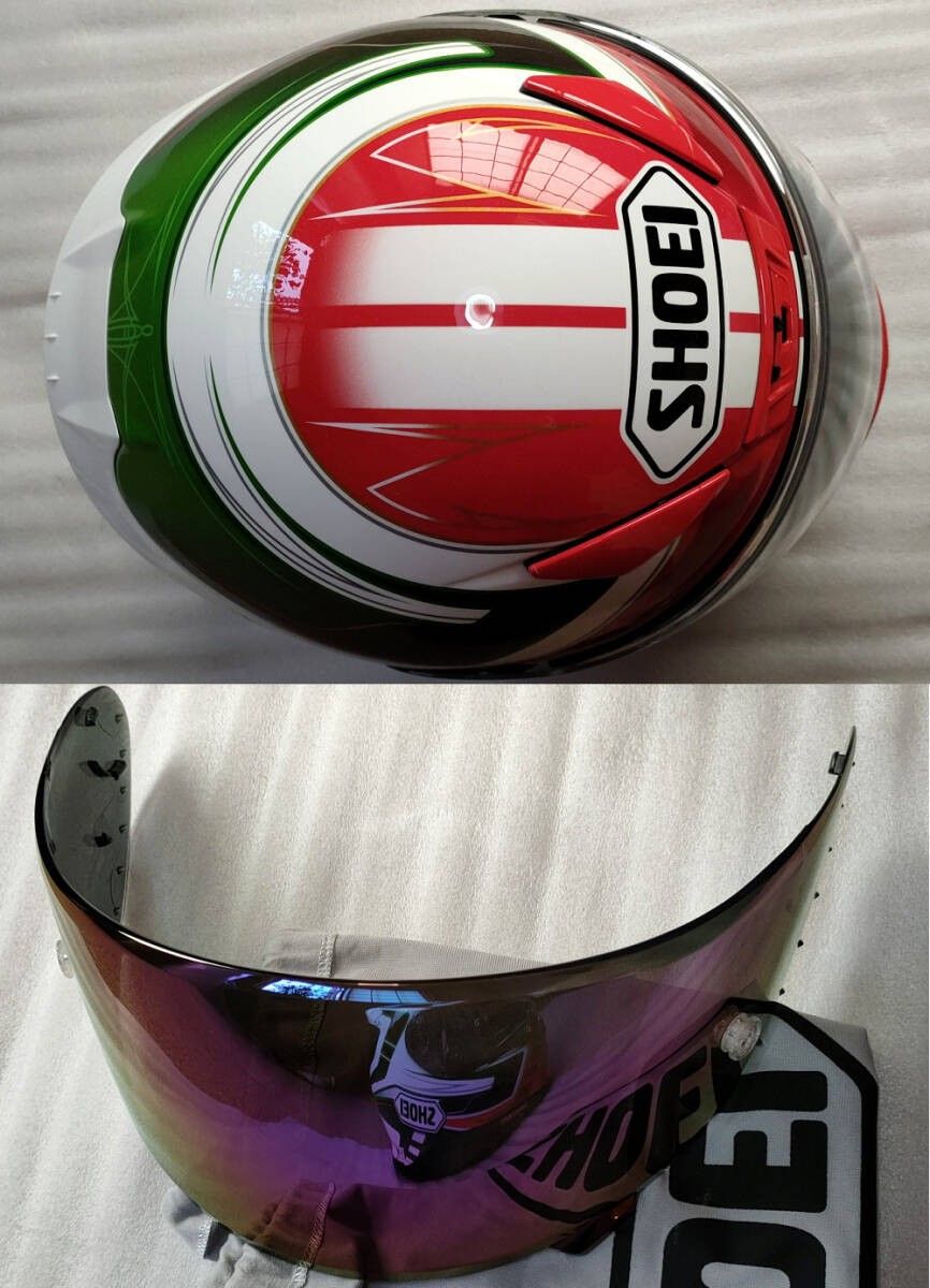 ミラーシールド付き SHOEI Z-7 VALKYRIE Lサイズ ショウエイ ミラーシールド付き SHOEI Z-7 VALKYRIE Lサイズ ショウエイ