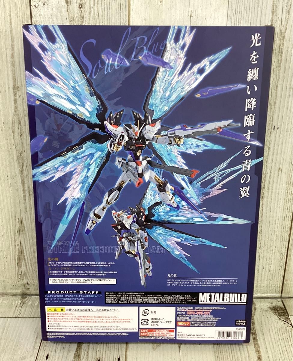 METAL BUILD ストライクフリーダムガンダム 光の翼オプション METAL BUILD ストライクフリーダムガンダム 光の翼オプション