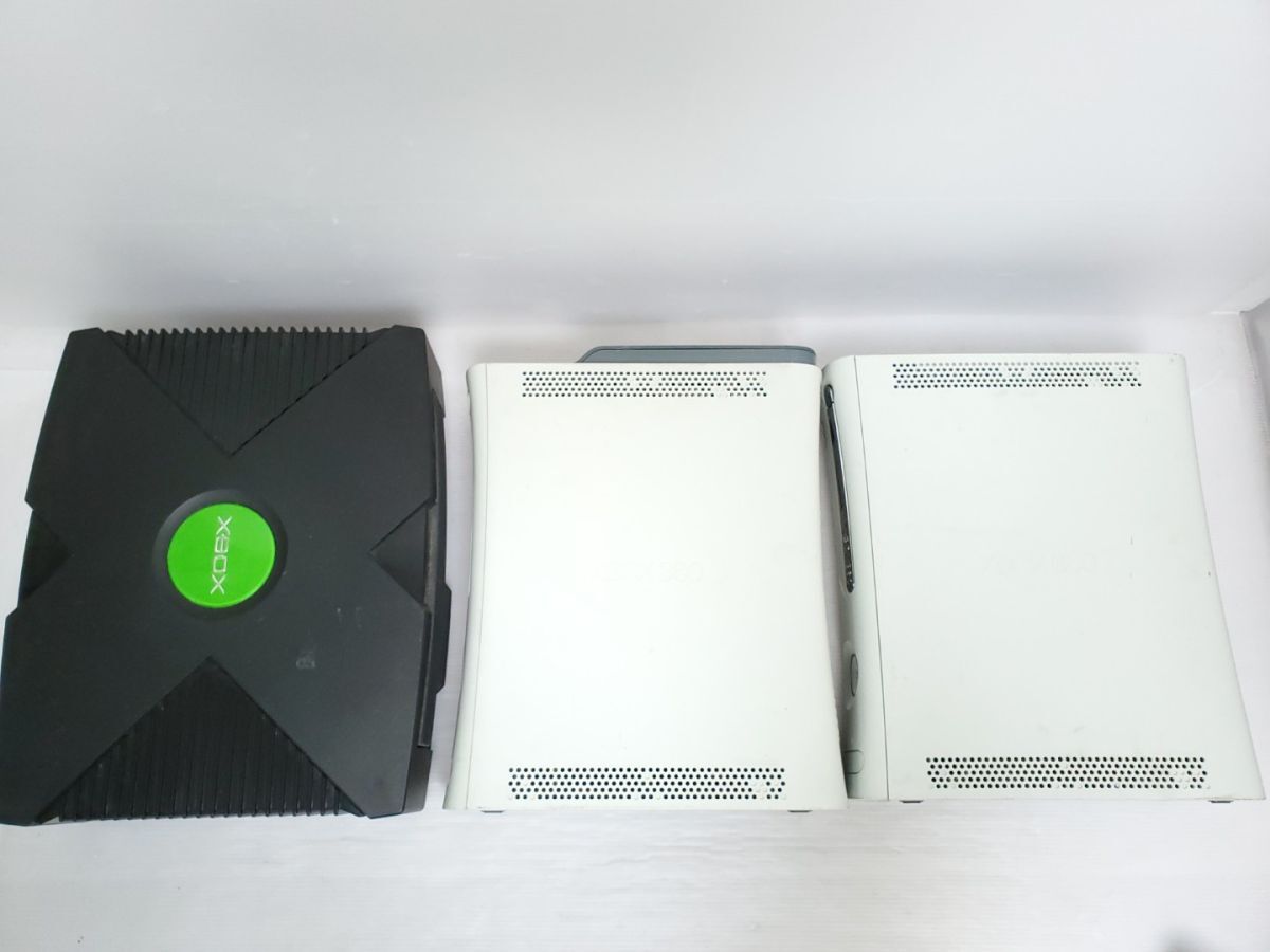 まとめて 3台 初代Xbox Xbox360 本体 Microsoft マイクロソフト まとめて 3台 初代Xbox Xbox360 本体 Microsoft マイクロソフト