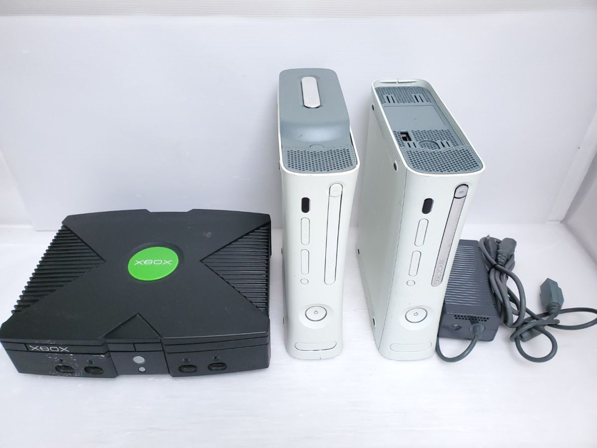 まとめて 3台 初代Xbox Xbox360 本体 Microsoft マイクロソフト まとめて 3台 初代Xbox Xbox360 本体 Microsoft マイクロソフト