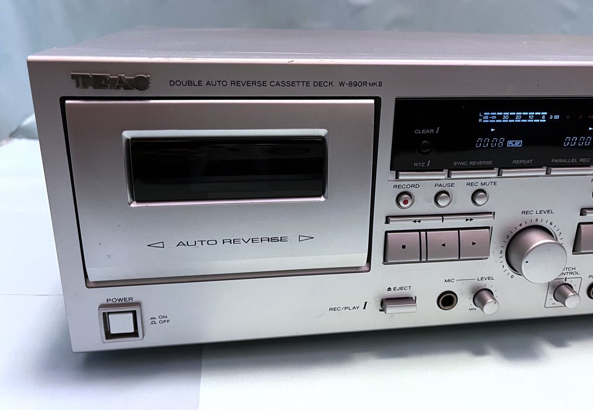 録音・再生・ダビングOK 】 ダブルカセットデッキ TEAC 録音・再生・ダビングOK 】 ダブルカセットデッキ TEAC