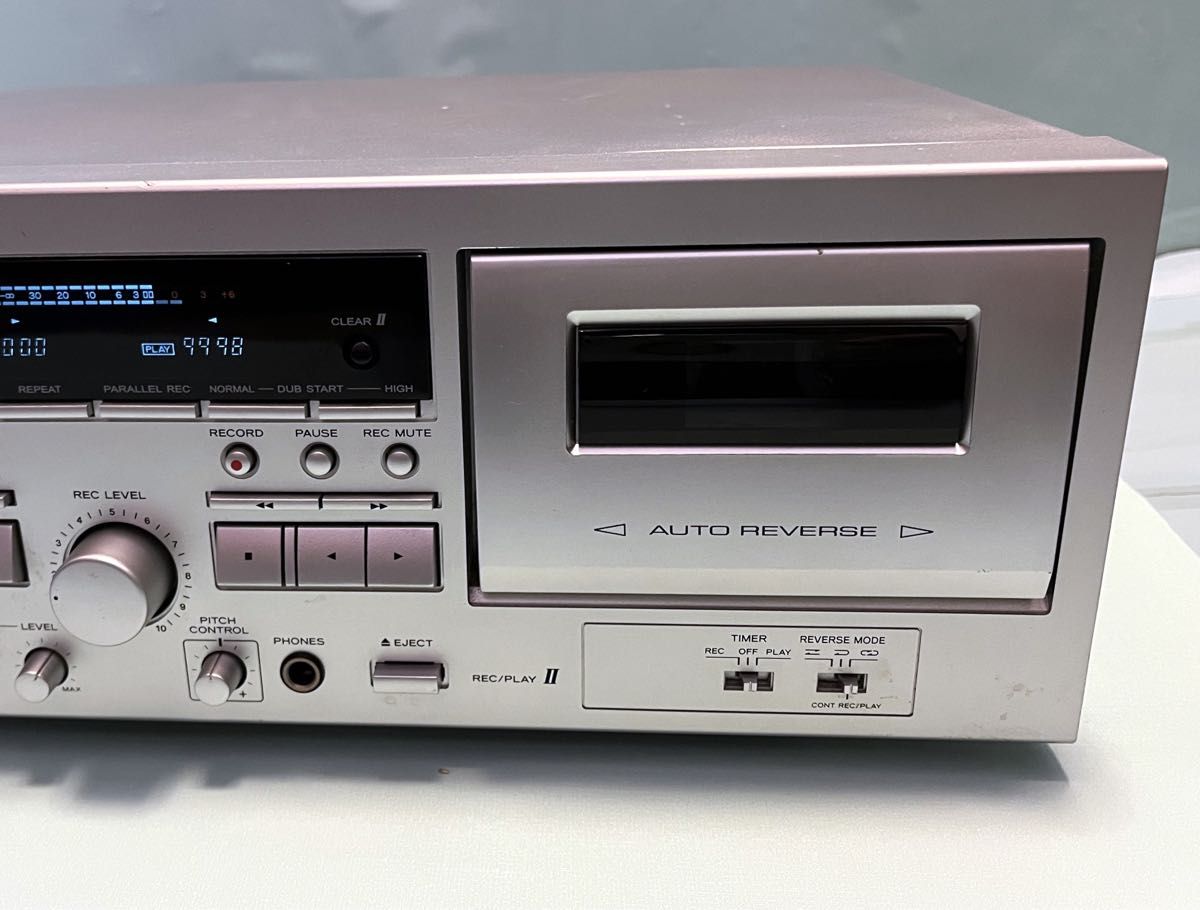 録音・再生・ダビングOK 】 ダブルカセットデッキ TEAC 録音・再生・ダビングOK 】 ダブルカセットデッキ TEAC