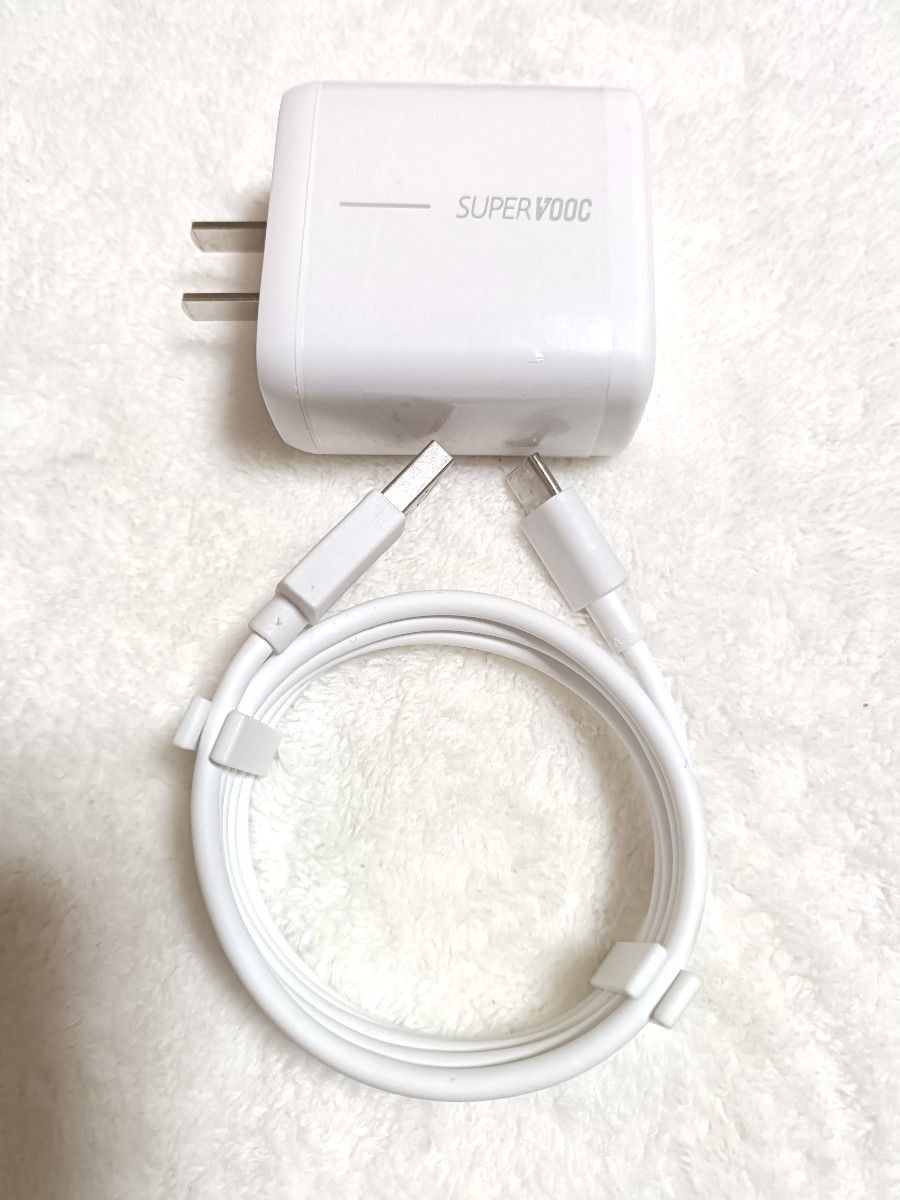 OPPO 65W急速充電器 充電ケーブル付き SUPERVOOC対応 タイプC OPPO 65W急速充電器 充電ケーブル付き SUPERVOOC対応 タイプC