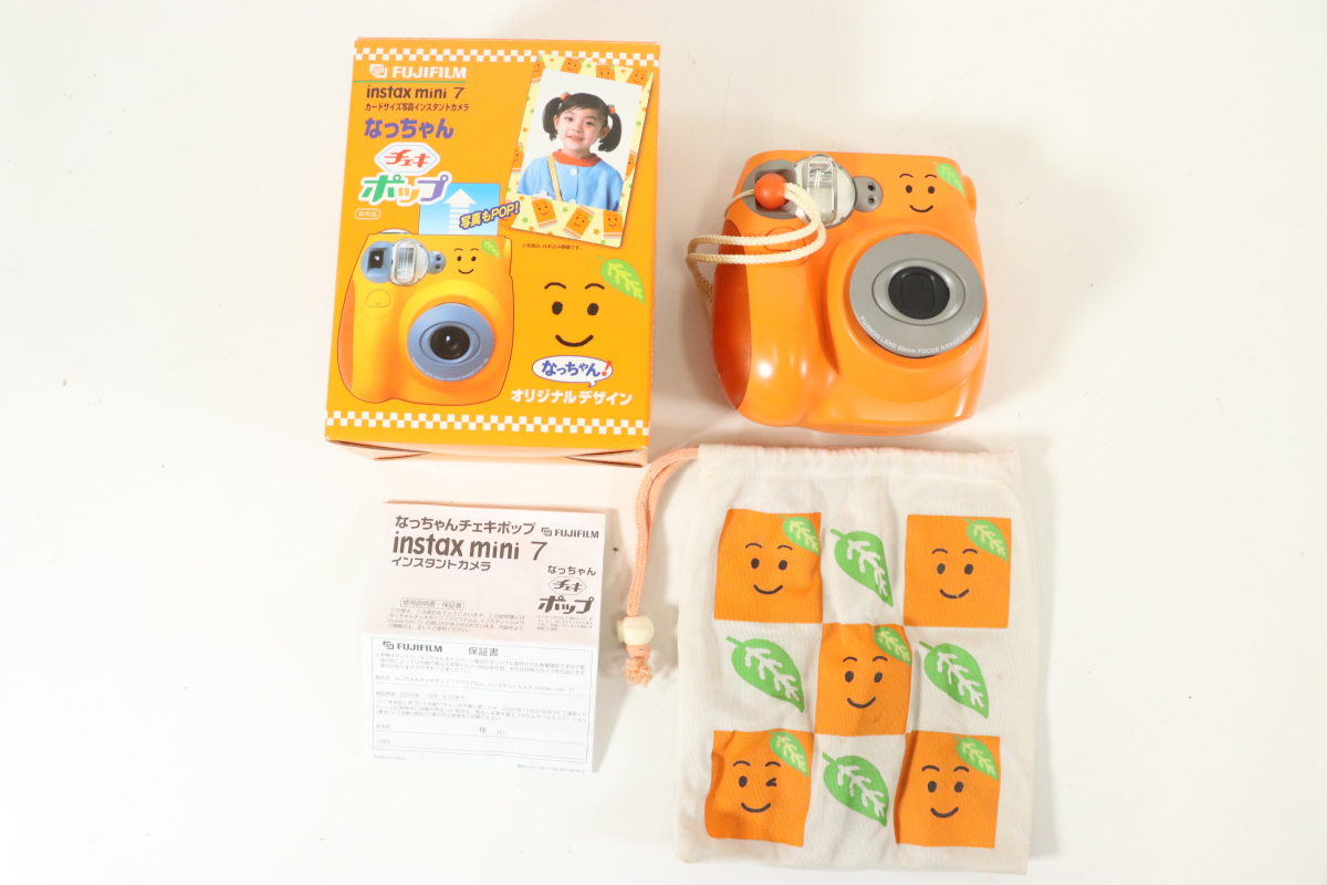 FUJIFILM instax mini 7 富士フィルム なっちゃん チェキ ポップ FUJIFILM instax mini 7 富士フィルム なっちゃん チェキ ポップ