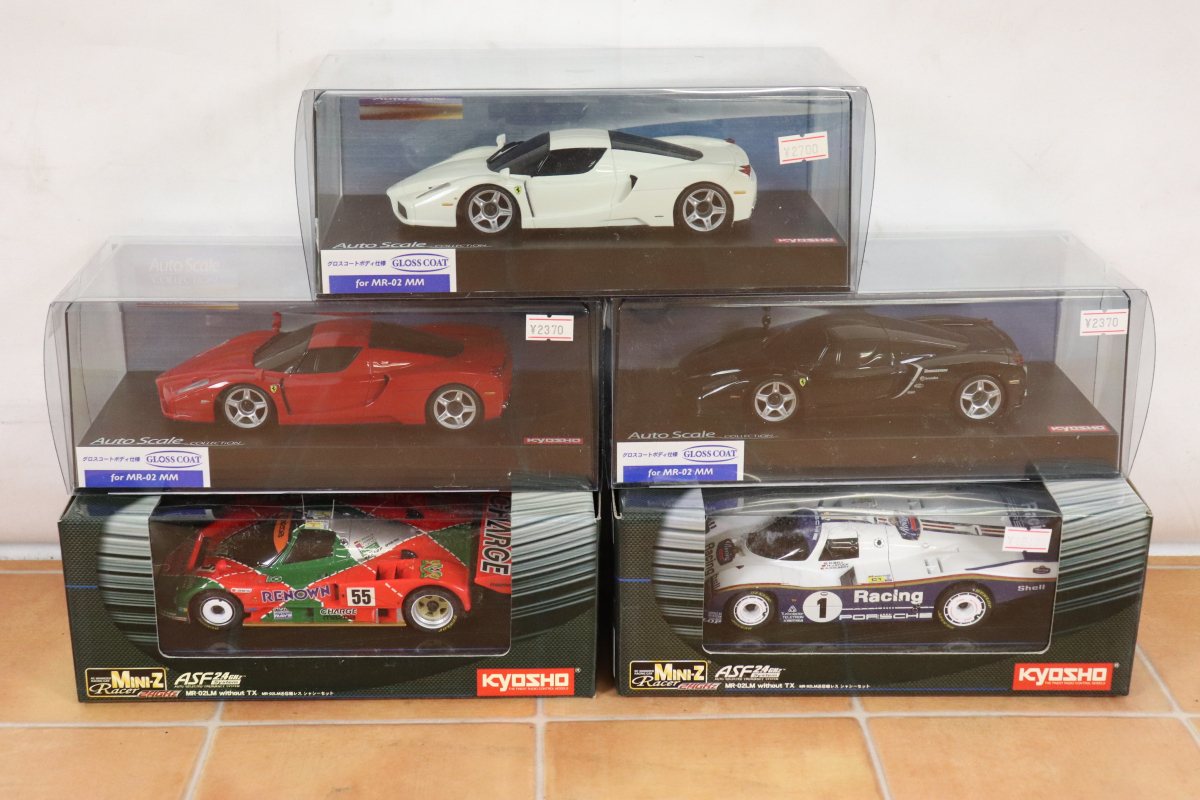 ☆KYOSHO MINI-Z RACER 5点まとめ 京商 ラジコン 送信機レス ☆KYOSHO MINI-Z RACER 5点まとめ 京商 ラジコン 送信機レス