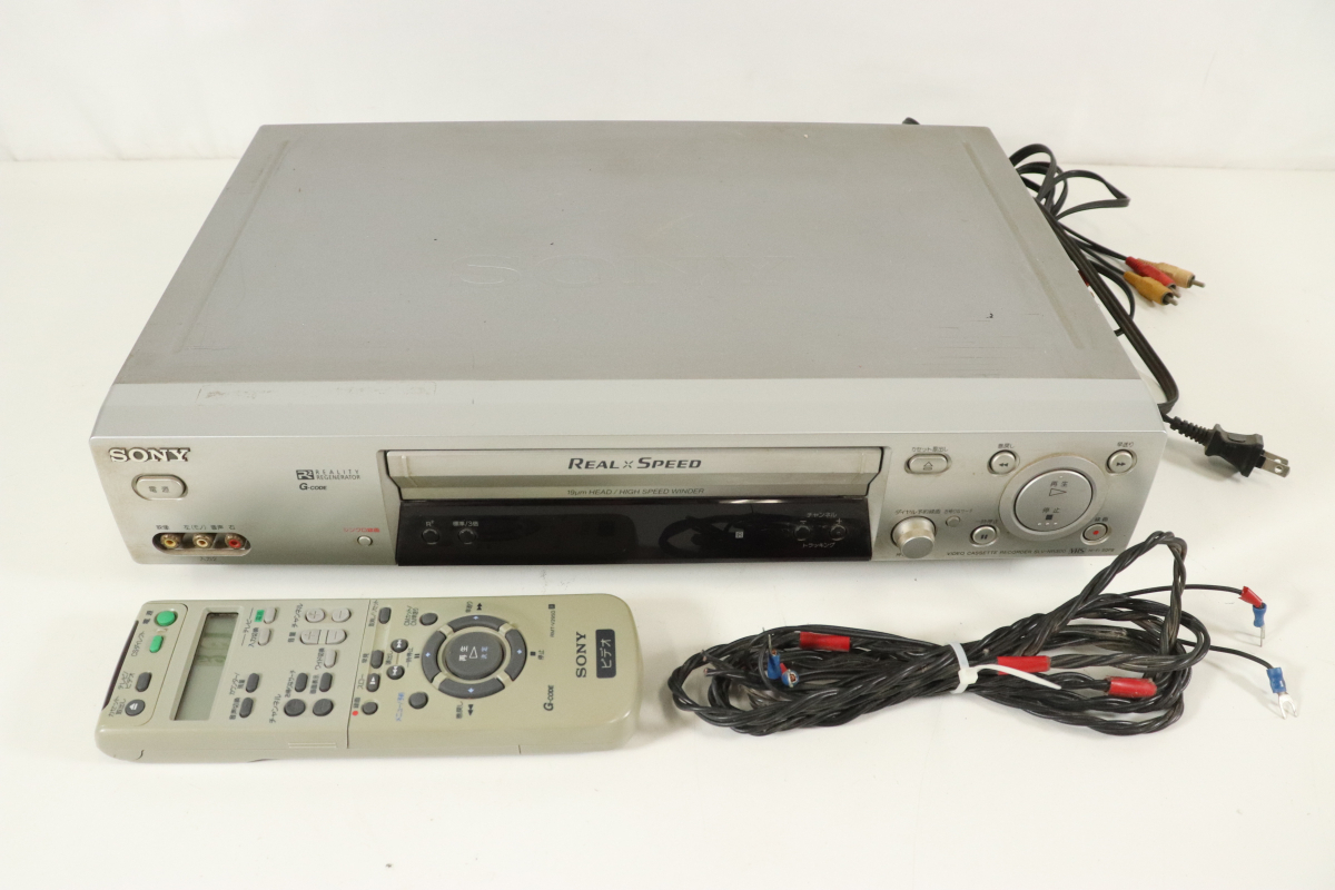 動作OK】SONY SLV-NR300 ソニー VHS ビデオ カセットレコーダー 動作OK】SONY SLV-NR300 ソニー VHS ビデオ カセットレコーダー